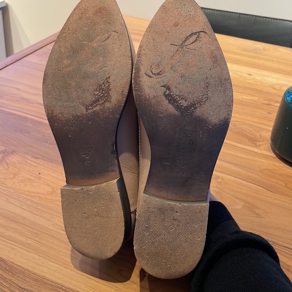 Free people tan leather loafers - Picture 4 of 6